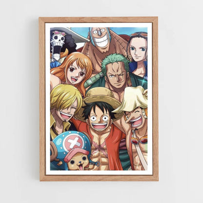 Poster One Piece Équipage Luffy