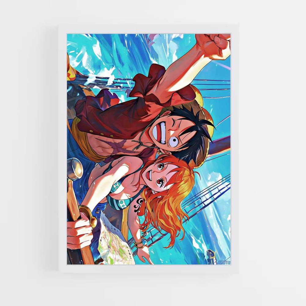 Poster Nami Luffy