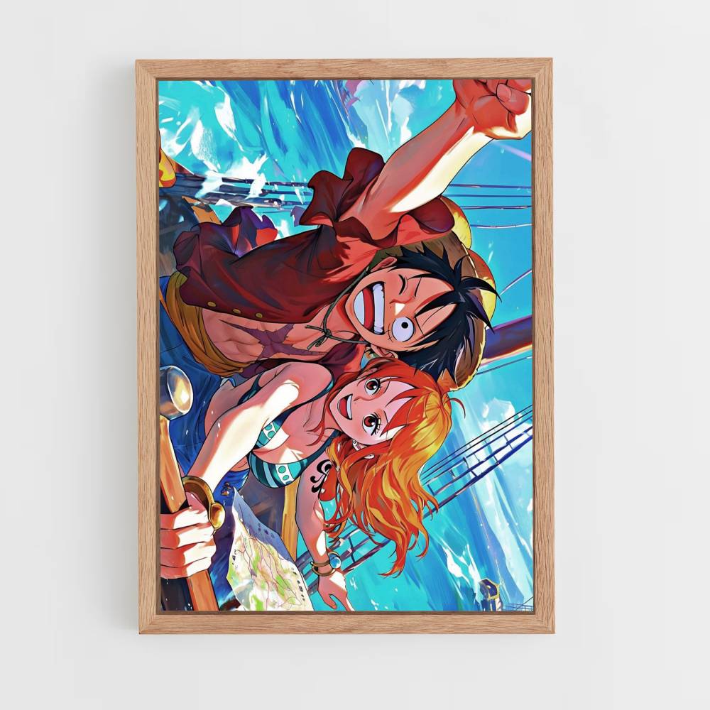 Poster Nami Luffy