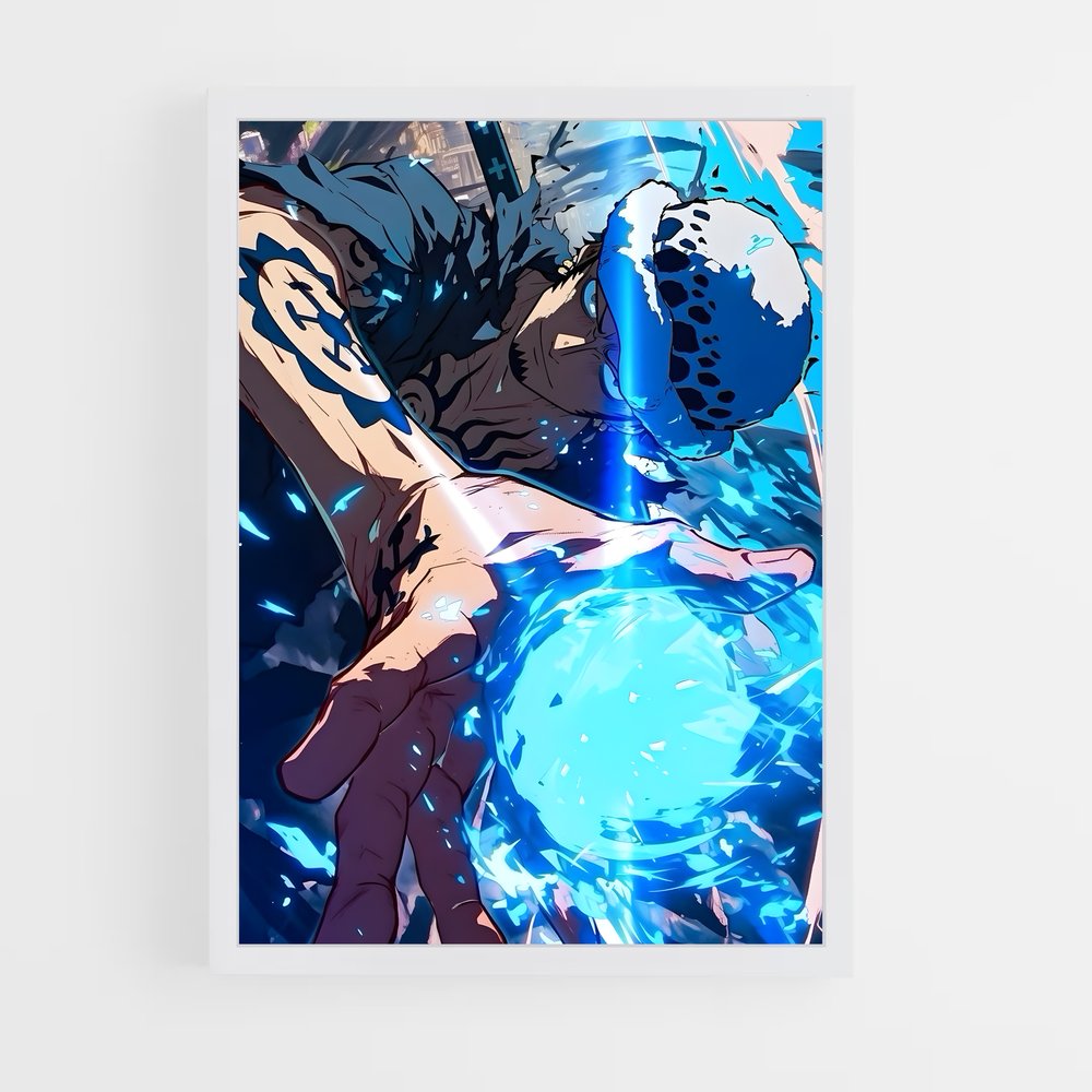 one-piece-24 cadre Blanc
