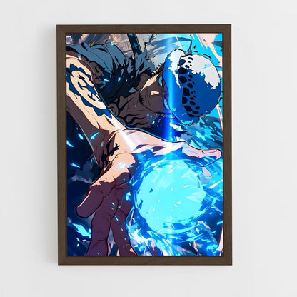 one-piece-24 cadre Bois foncé