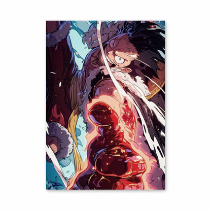 Poster Luffy Red Hawk