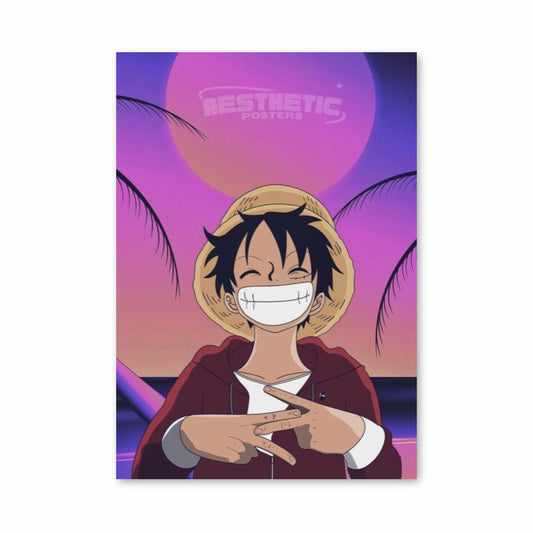 Poster Luffy Aesthetic