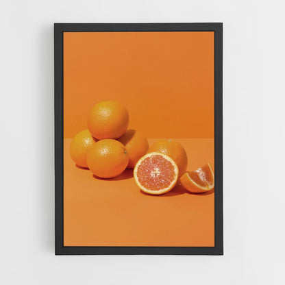 Poster Orange Minimaliste