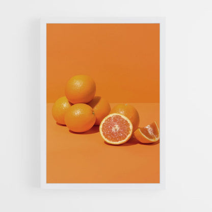 Poster Orange Minimaliste