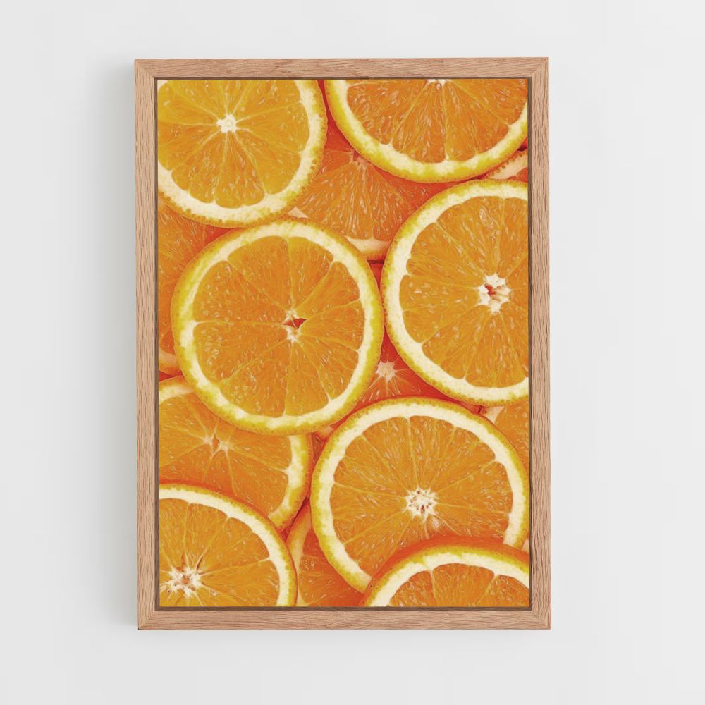 Poster Tranches d'Oranges