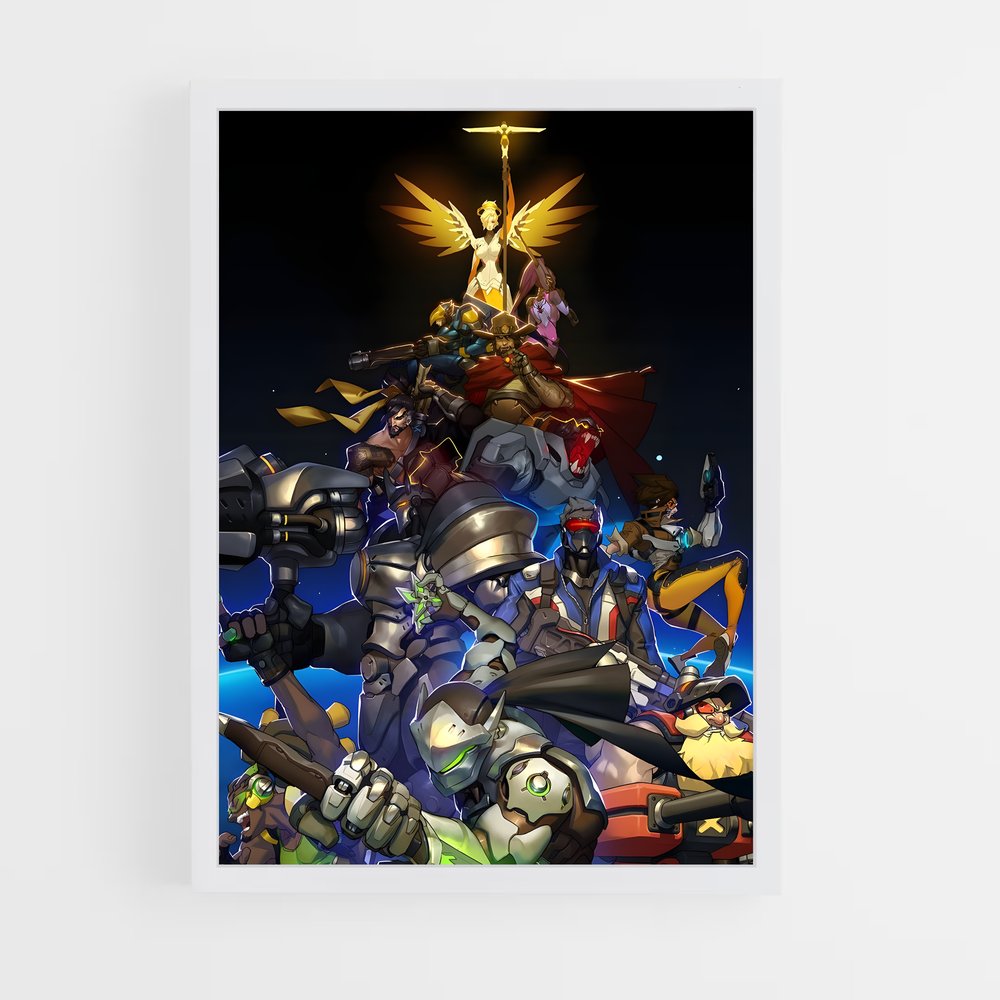 overwatch-7 cadre Blanc