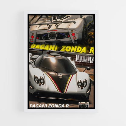pagani-4 cadre Blanc