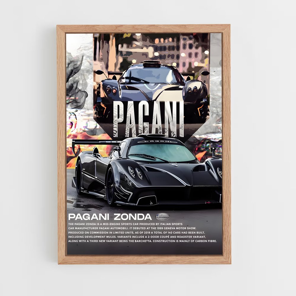 pagani-6 cadre Bois clair