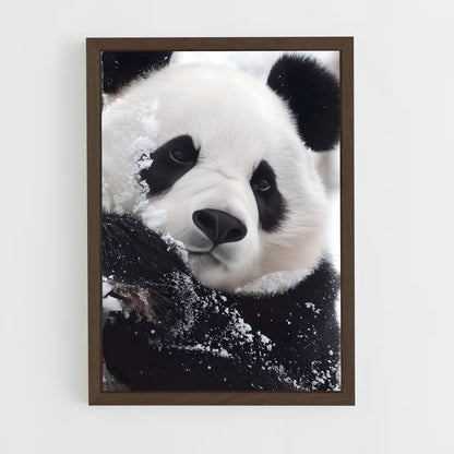 panda-4 cadre Bois foncé