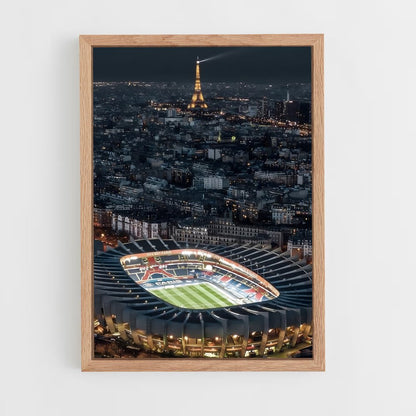 paris-saint-germain-6 cadre Bois clair