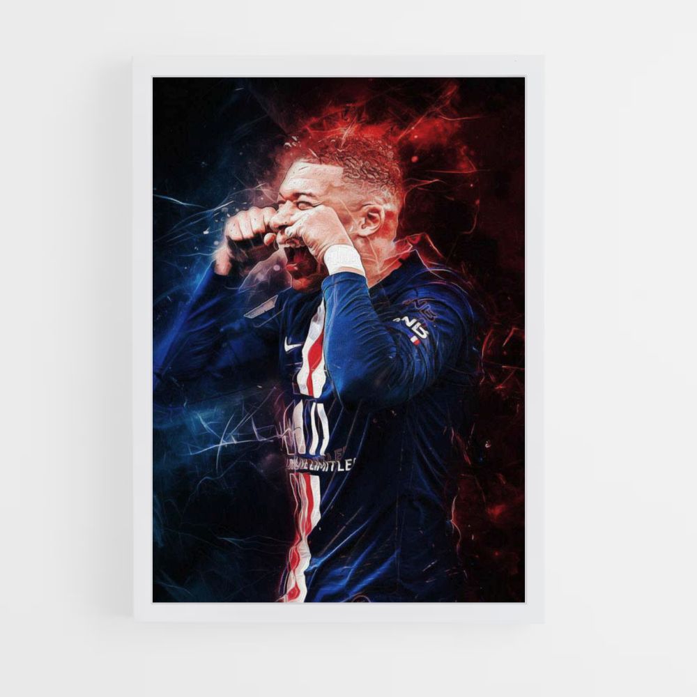 Poster PSG Mbappe