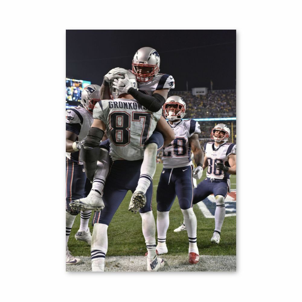 Poster New England Patriots Victoire