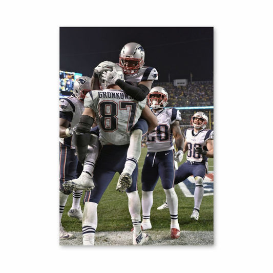 Poster New England Patriots Victoire