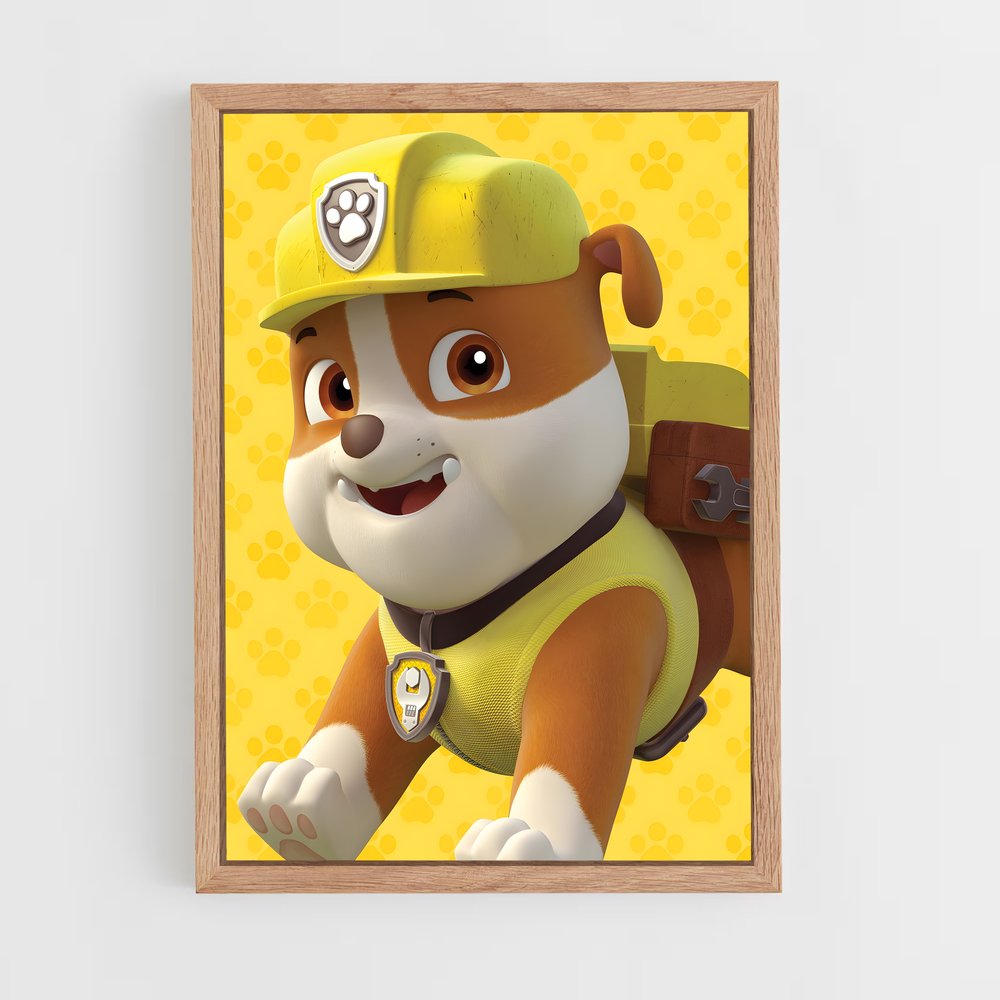 paw-patrol-16 cadre Bois clair