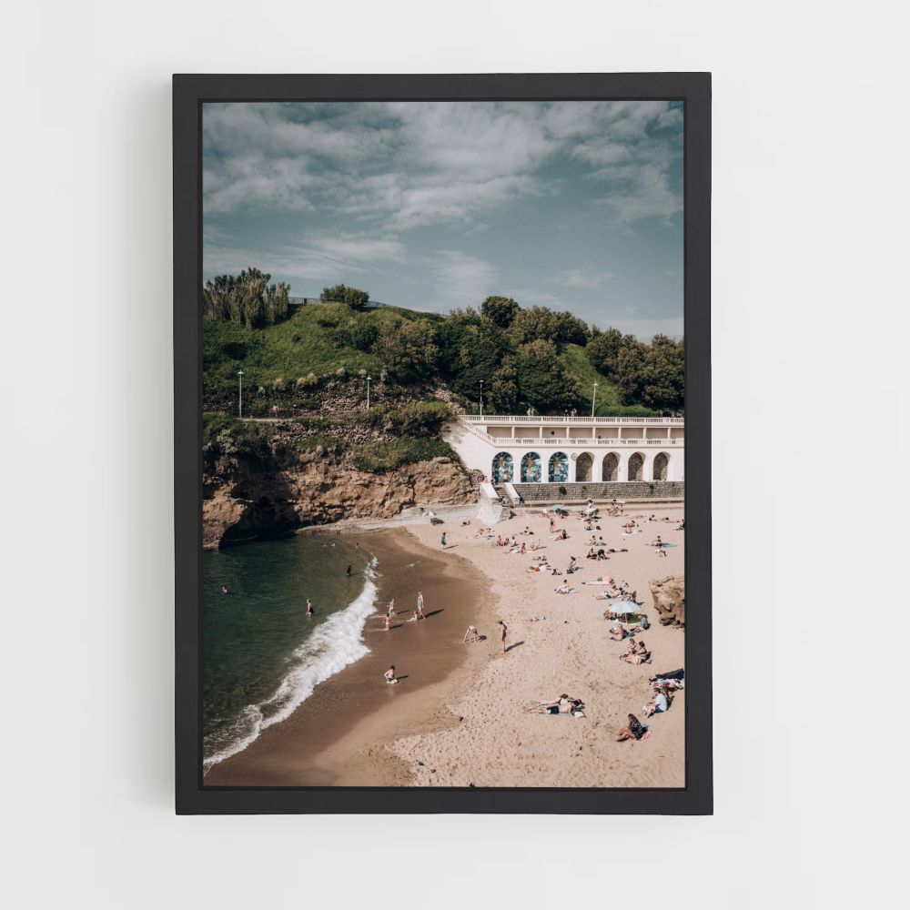 Poster Plage Biarritz