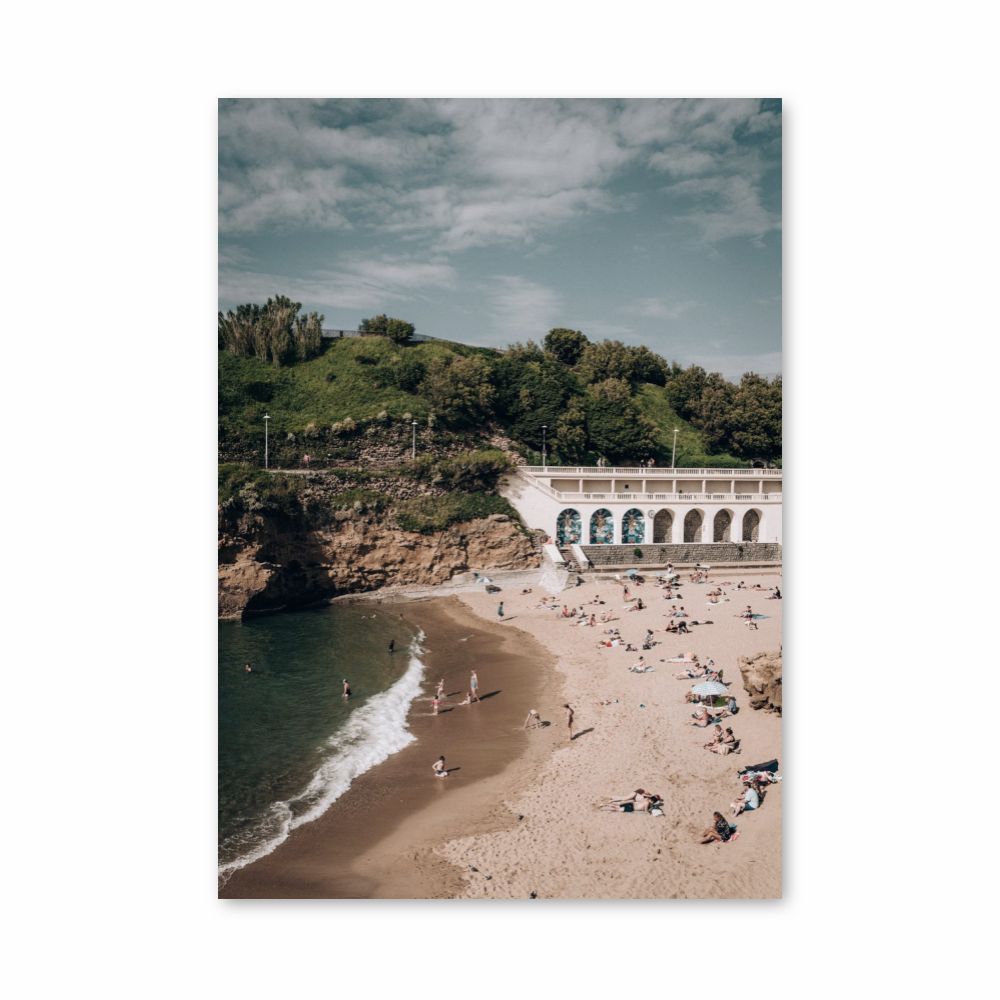 Poster Plage Biarritz