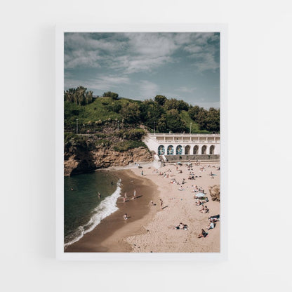 Poster Plage Biarritz