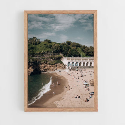 Poster Plage Biarritz