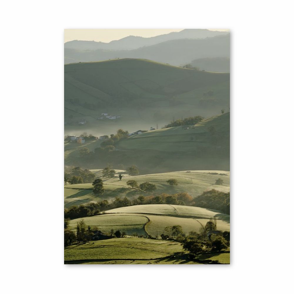 Poster Paysage Basque