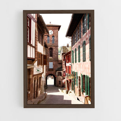 pays-basque-7 cadre Bois foncé