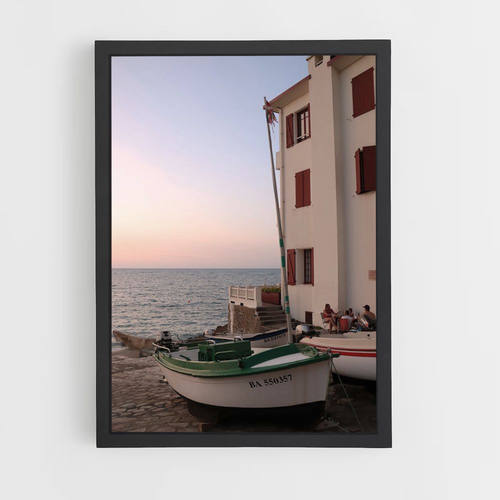 Poster Bateau Basque