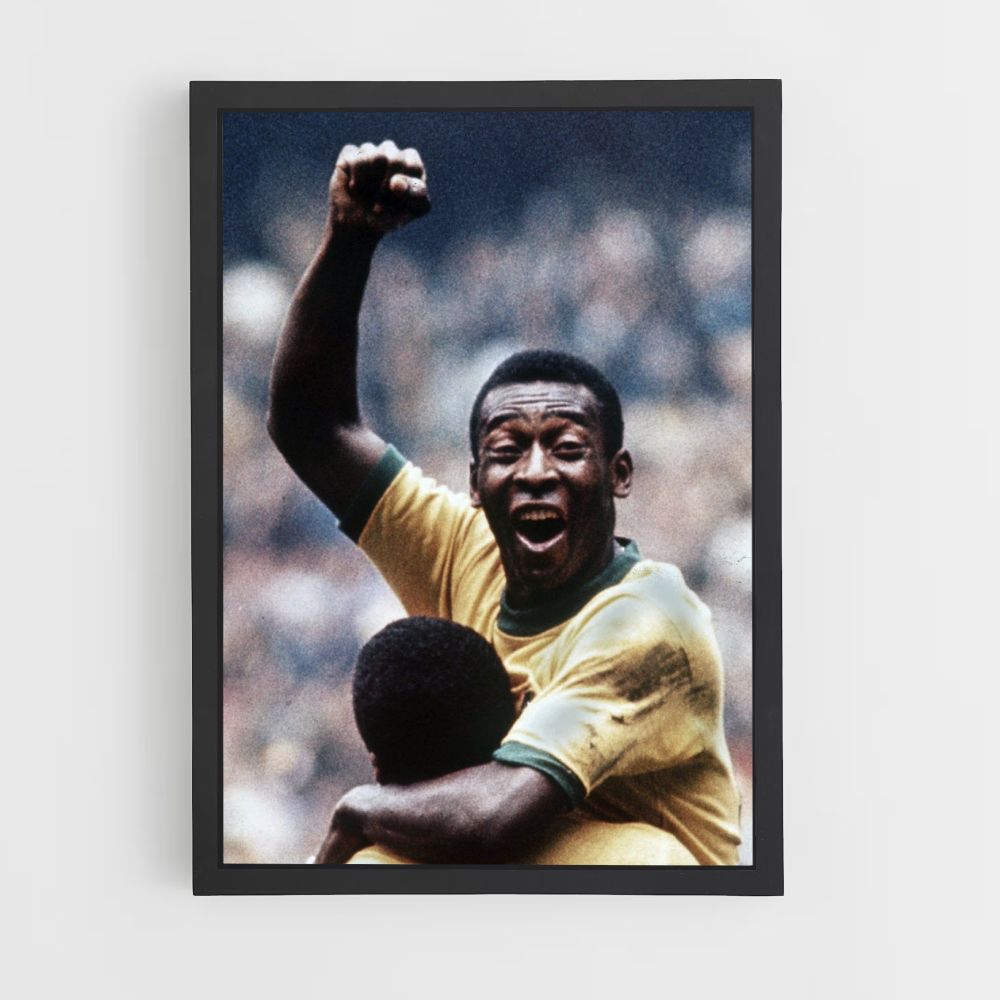 Poster Pelé Victoire