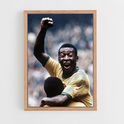 Poster Pelé Victoire