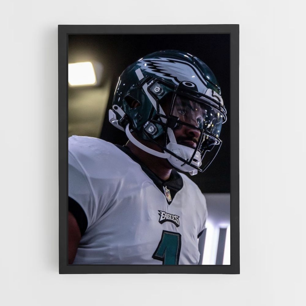 Poster Philadelphia Eagles Casque