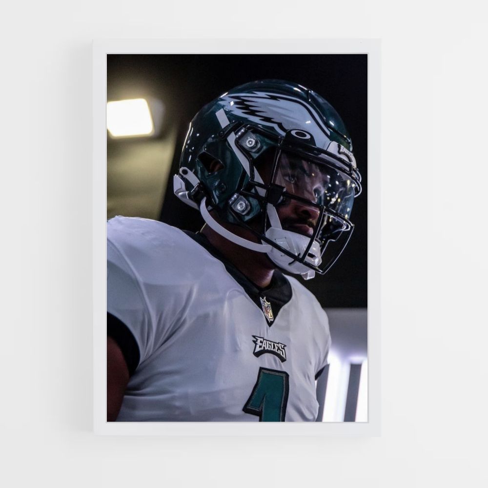 Poster Philadelphia Eagles Casque