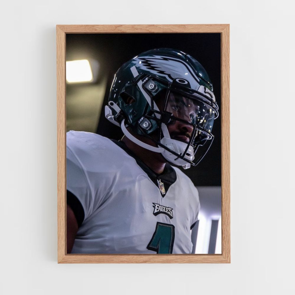 Poster Philadelphia Eagles Casque