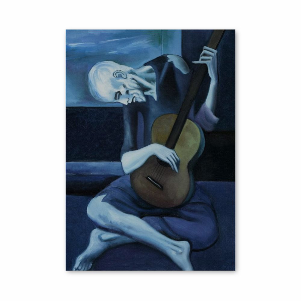 Poster Le Vieux Guitariste Aveugle