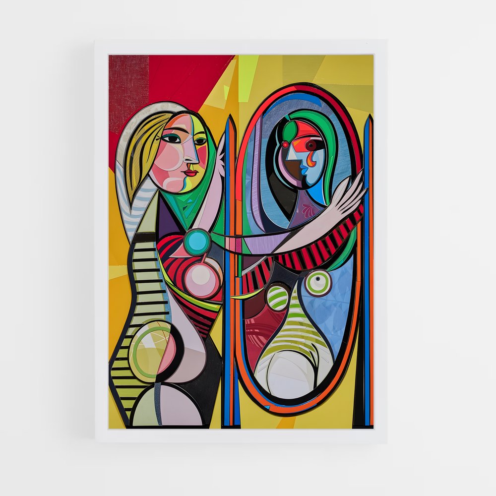 picasso-4 cadre Blanc