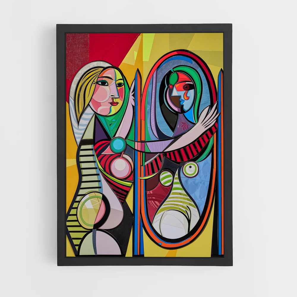 picasso-4 cadre Noir