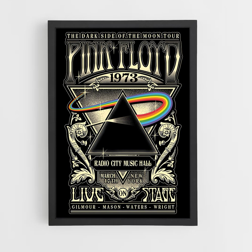 pink-floyd-1 cadre Noir