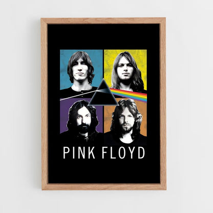 pink-floyd-2 cadre Bois clair