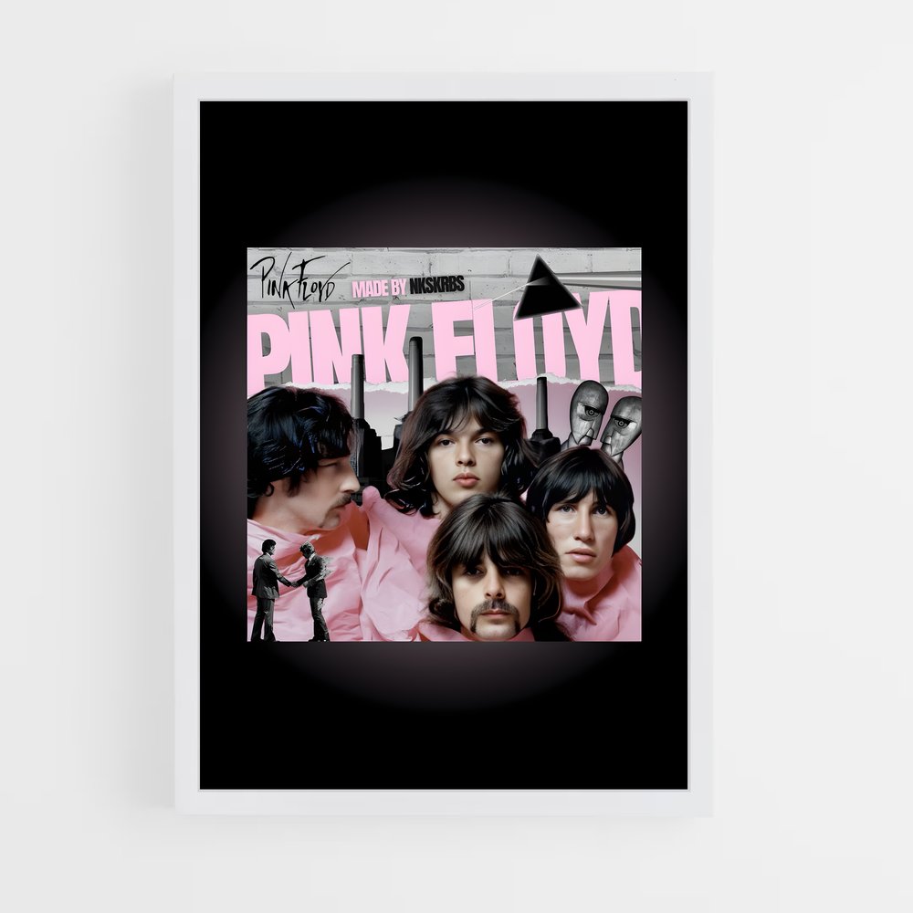 pink-floyd-7 cadre Blanc