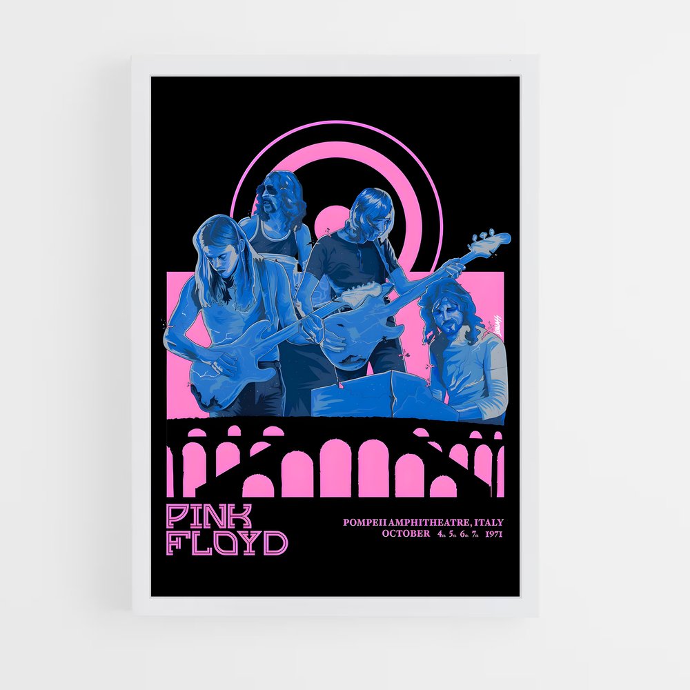 pink-floyd-9 cadre Blanc