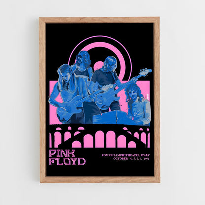 pink-floyd-9 cadre Bois clair