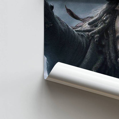 Poster Jack Sparrow Gris