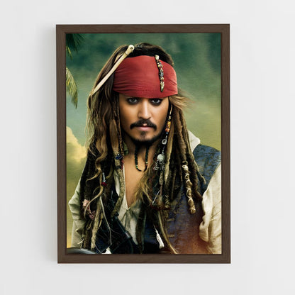 pirates-of-the-caribbean-9 cadre Bois foncé