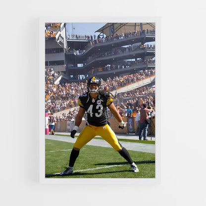 pittsburgh-steelers-3 cadre Blanc