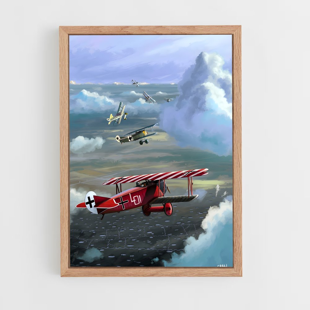 plane-2 cadre Bois clair