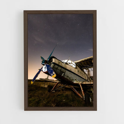 plane-5 cadre Bois foncé
