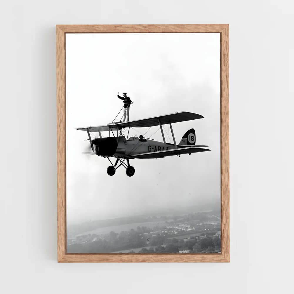 plane-7 cadre Bois clair