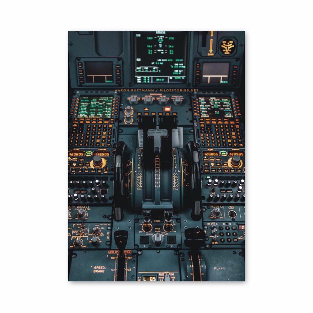 Poster Avions Commandes