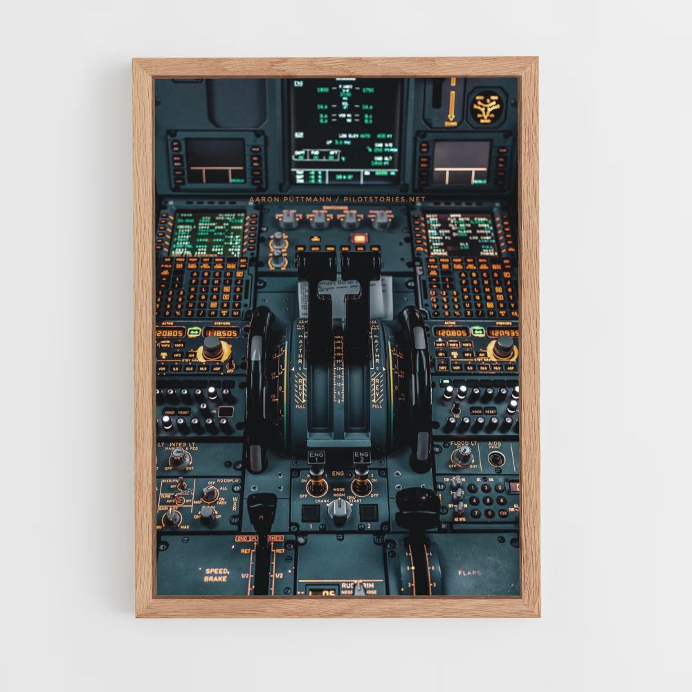 Poster Avions Commandes