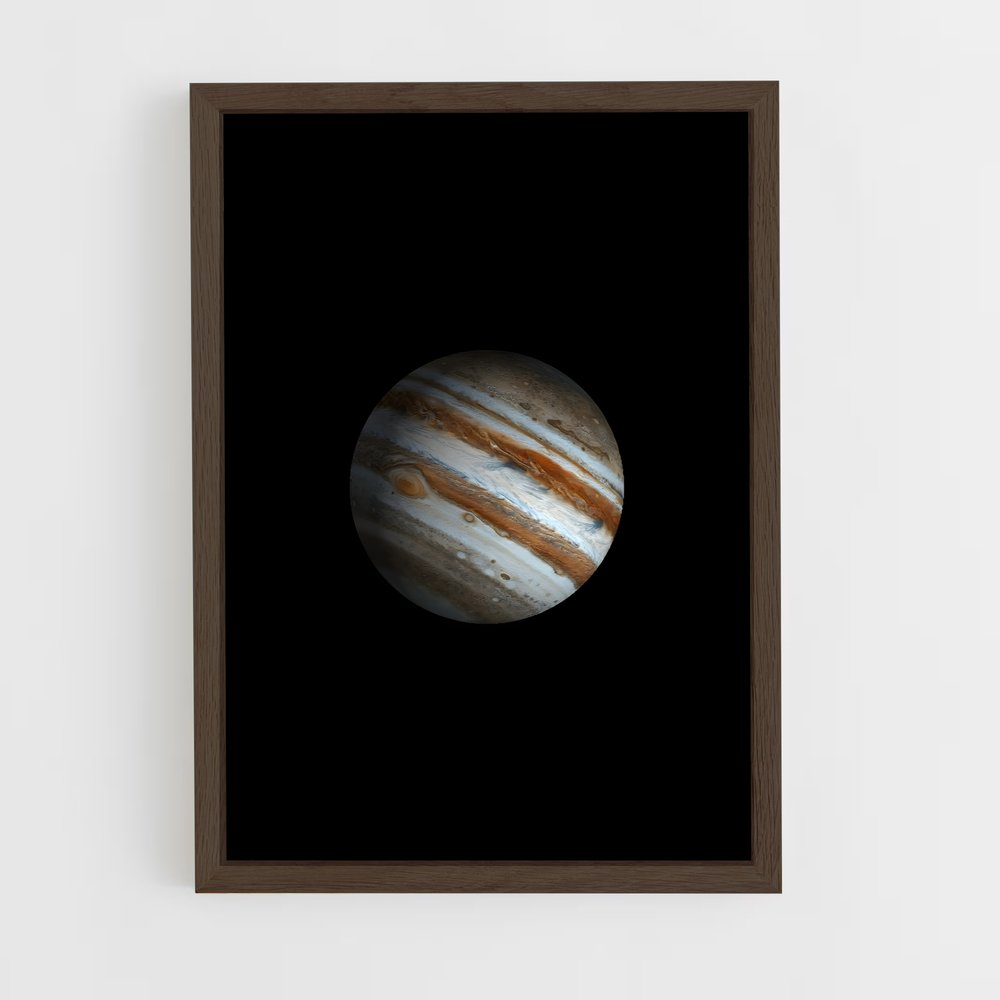 planet-1 cadre Bois foncé