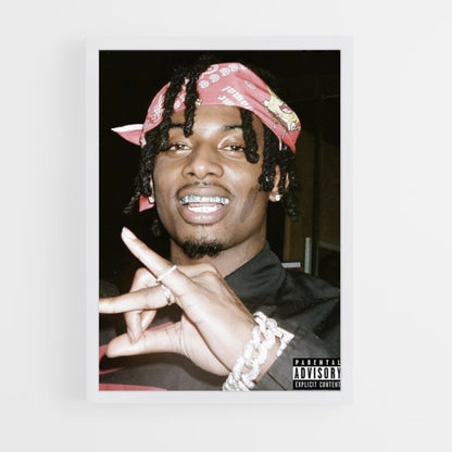 Poster Playboy Carti Bandana