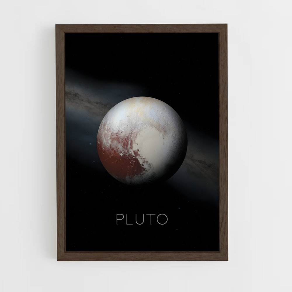 pluto-10 cadre Bois foncé